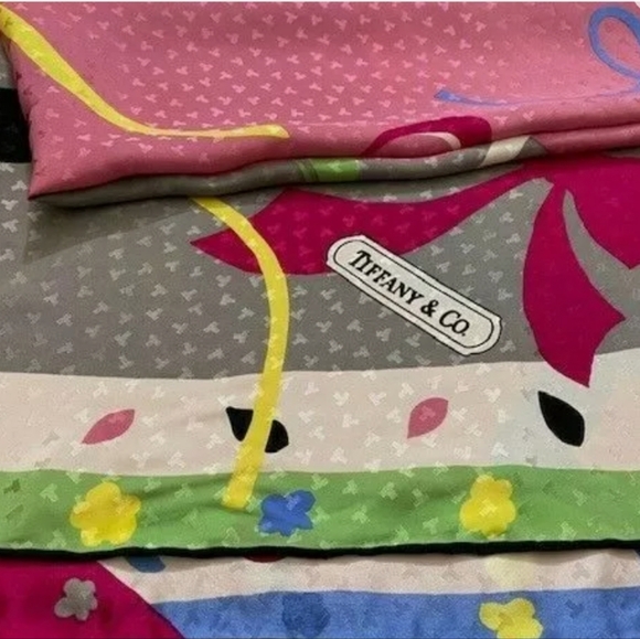 TIFFANY & CO. Silk Foulard Scarf - Picture 5 of 12